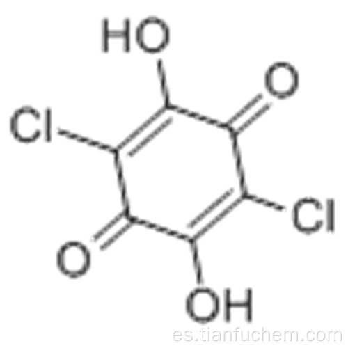 2,5-ciclohexadieno-1,4-diona, 2,5-dicloro-3,6-dihidroxi CAS 87-88-7
